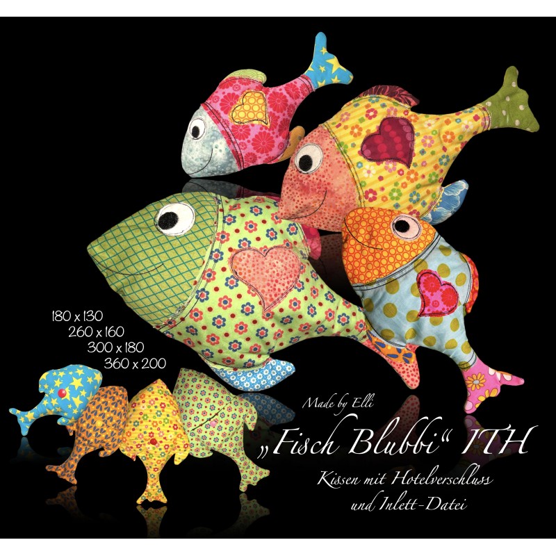 Stickdatei Fisch Blubbi ITH - ab 7.90 €